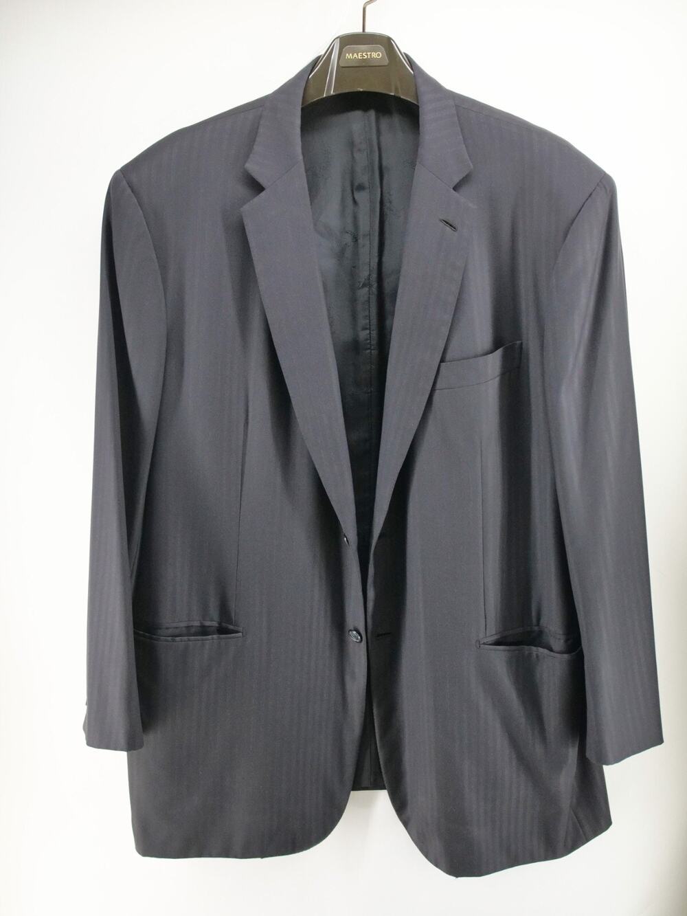 BRIONI SECOLO WOOL 2 BUTTON Black BLAZER JACKET SZ 50 L